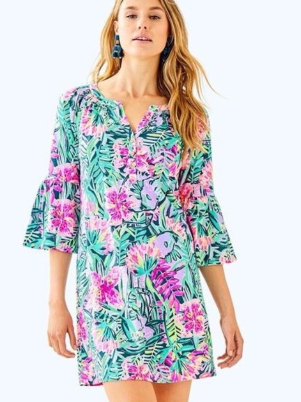Lilly Pulitzer Teigen Tunic Dress in Slathouse Soirée